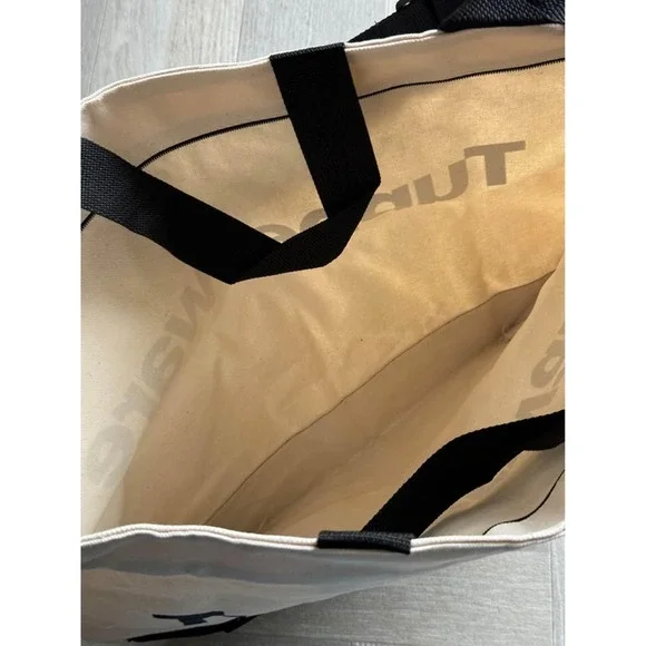 Tupperware 2019 Business Kit Bag Fall Canvas Tote Cream Black Shoulder Strap - Picture 5 of 7
